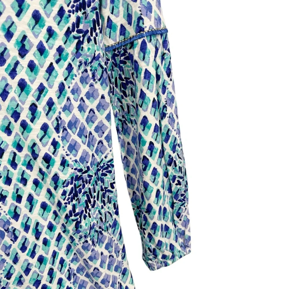 New LILLY PULITZER Aleece Tunic Dress Sleeve Joy Long Sleeve